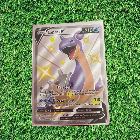 Pokemon | Toys | Shiny Lapras V | Poshmark